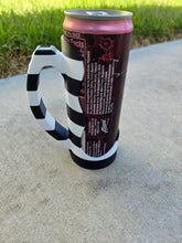 Load image into Gallery viewer, 12oz Slim Can Handle Holder | Striped 3D Printed Skinny Can Mug Adapter