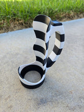 Load image into Gallery viewer, 12oz Slim Can Handle Holder | Striped 3D Printed Skinny Can Mug Adapter