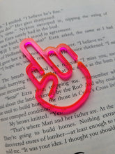 Load image into Gallery viewer, F Off I&#39;m Reading Hot Pink Acrylic Bookmark