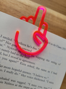 F Off I'm Reading Hot Pink Acrylic Bookmark