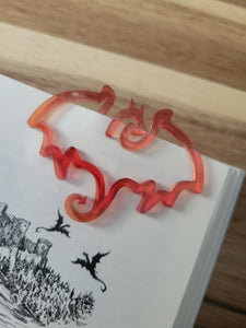 Sunset Dragon Acrylic Bookmark