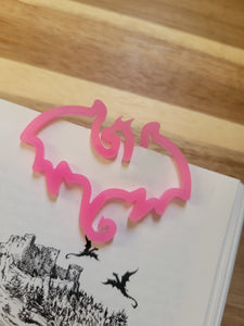 Pink Dragon Acrylic Bookmark