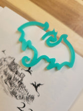 Load image into Gallery viewer, Green Dragon Acrylic Bookmark