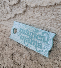 Load image into Gallery viewer, Magical Mama Blue Glitter Stanley Tumbler Straw Cup Topper