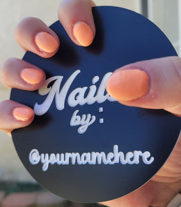 Nail photo prop