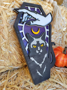 Moon Cat Coffin Layers 8inch