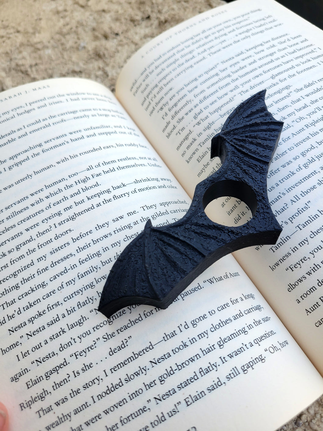 Wingspan Matters Bat Boy Page Holder, Thumb Page Holder