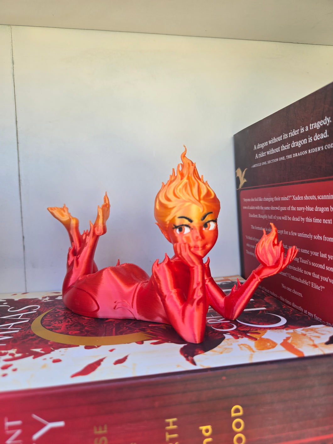 Fire Sprite BookShelf Decor