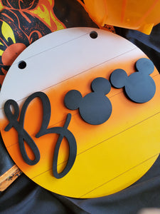 Candy Corn BOO Sign