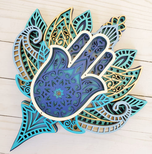 Lotus Hamsa Layers