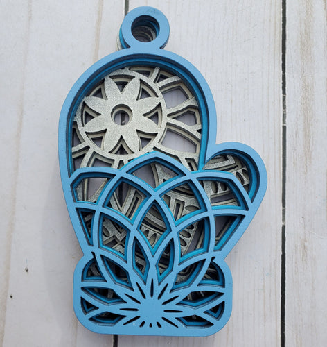 Mitten Layered Ornament