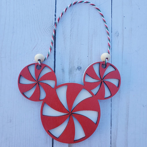 Peppermint Mouse Ornament
