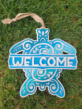 Load image into Gallery viewer, Sea Turtle Welcome Sign